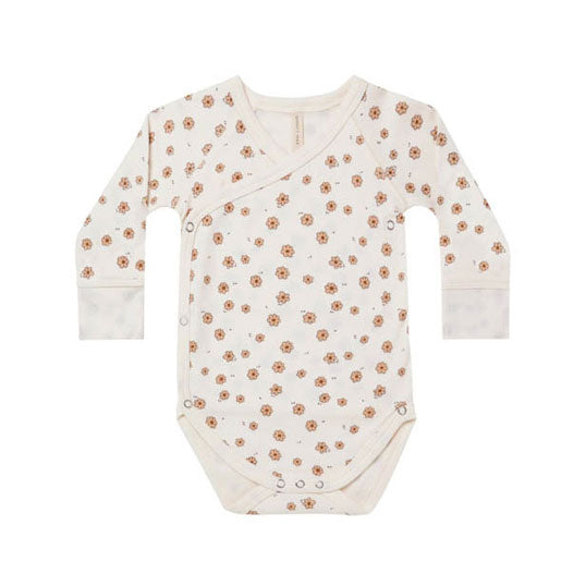 Quincy Mae bodysuits Quincy Mae Side-Snap Bodysuit | Daisy Confetti
