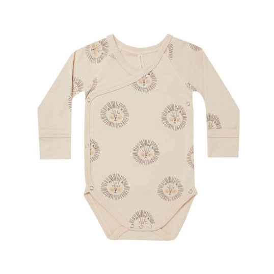 Quincy Mae bodysuits Quincy Mae Side-Snap Bodysuit | Lions