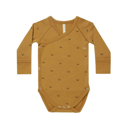 Quincy Mae bodysuits Quincy Mae Side-Snap Bodysuit | Suns
