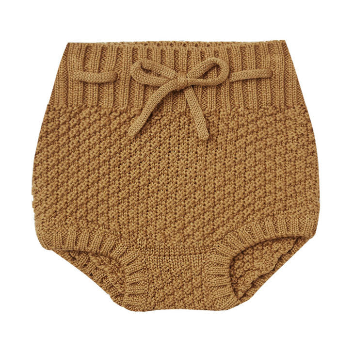 Quincy Mae bottoms Quincy Mae  Walnut Knit Tie Bloomer