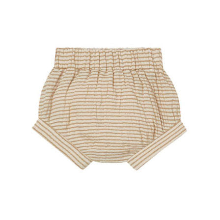 Quincy Mae bottoms Quincy Mae Woven Short | Ocre Stripe