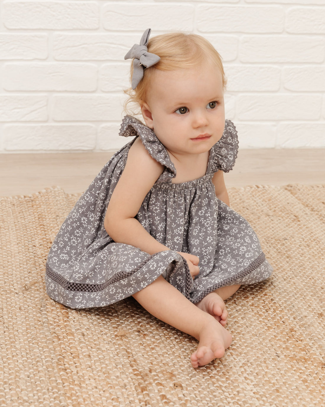 Quincy Mae dresses Quincy Mae Ruffle Tank Dress | Indigo Flora