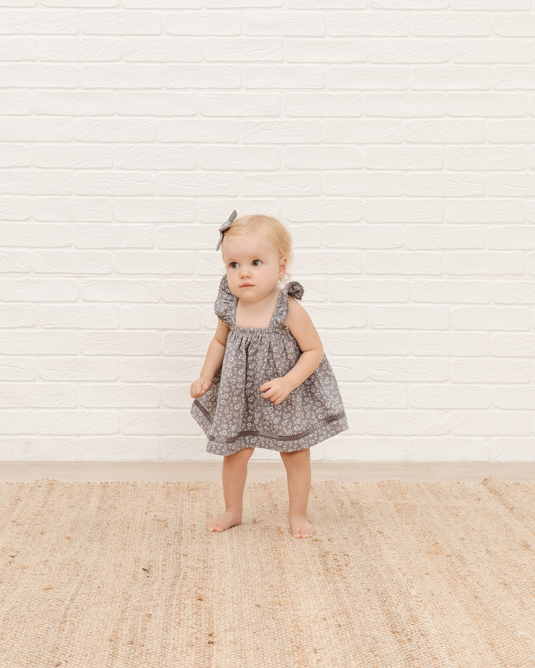 Quincy Mae dresses Quincy Mae Ruffle Tank Dress | Indigo Flora