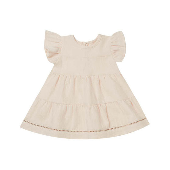 Quincy Mae dresses Quincy Mae Short-Sleeve Belle Dress | Natural