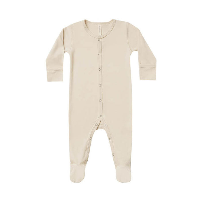 Quincy Mae footies Quincy Mae Full Snap Footie | Natural