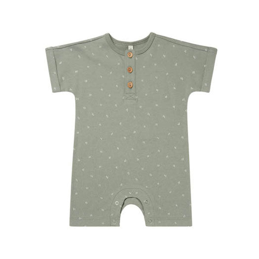 Quincy Mae rompers Quincy Mae Short-Sleeve Romper | Dash