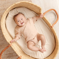 Quincy Mae rompers Quincy Mae Woven Wrap Romper | Blush