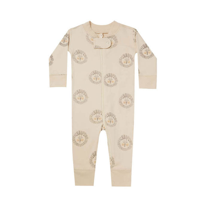 Quincy Mae rompers Quincy Mae Zip Longsleeve Sleeper | Lions