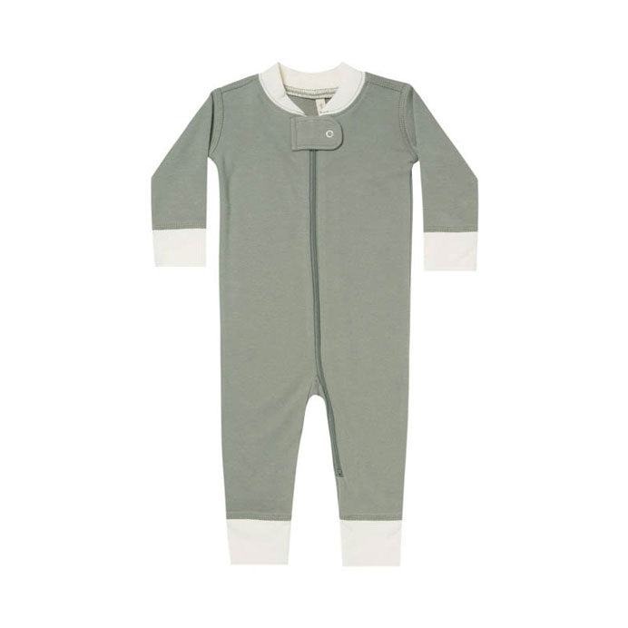Quincy Mae rompers Quincy Mae Zip Longsleeve Sleeper | Spruce