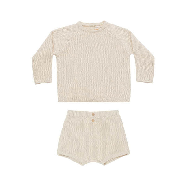 Quincy Mae sets Quincy Mae Summer Knit Set | Natural