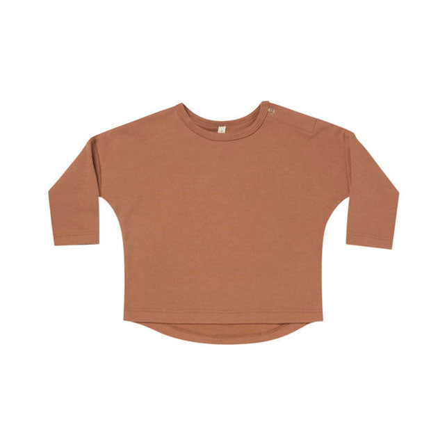 Quincy Mae tees Quincy Mae Long-Sleeve Tee | Amber