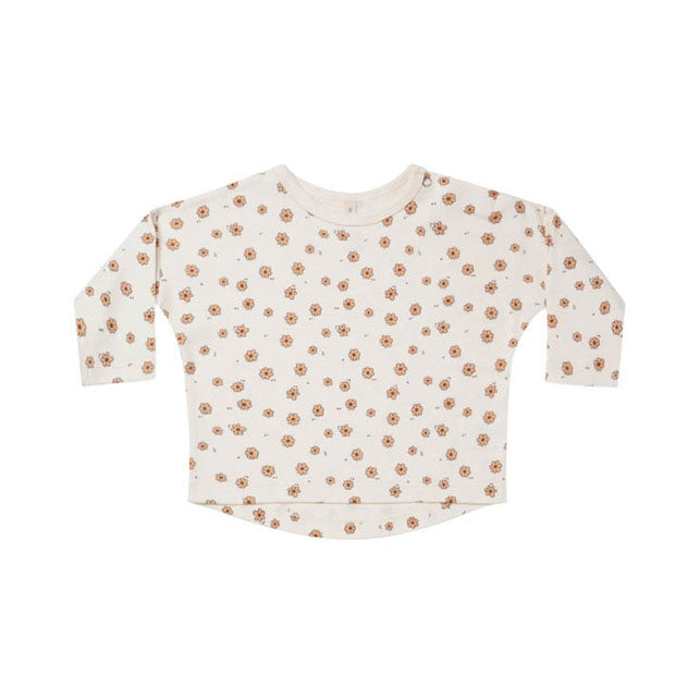 Quincy Mae tees Quincy Mae Long-Sleeve Tee | Daisy Confetti