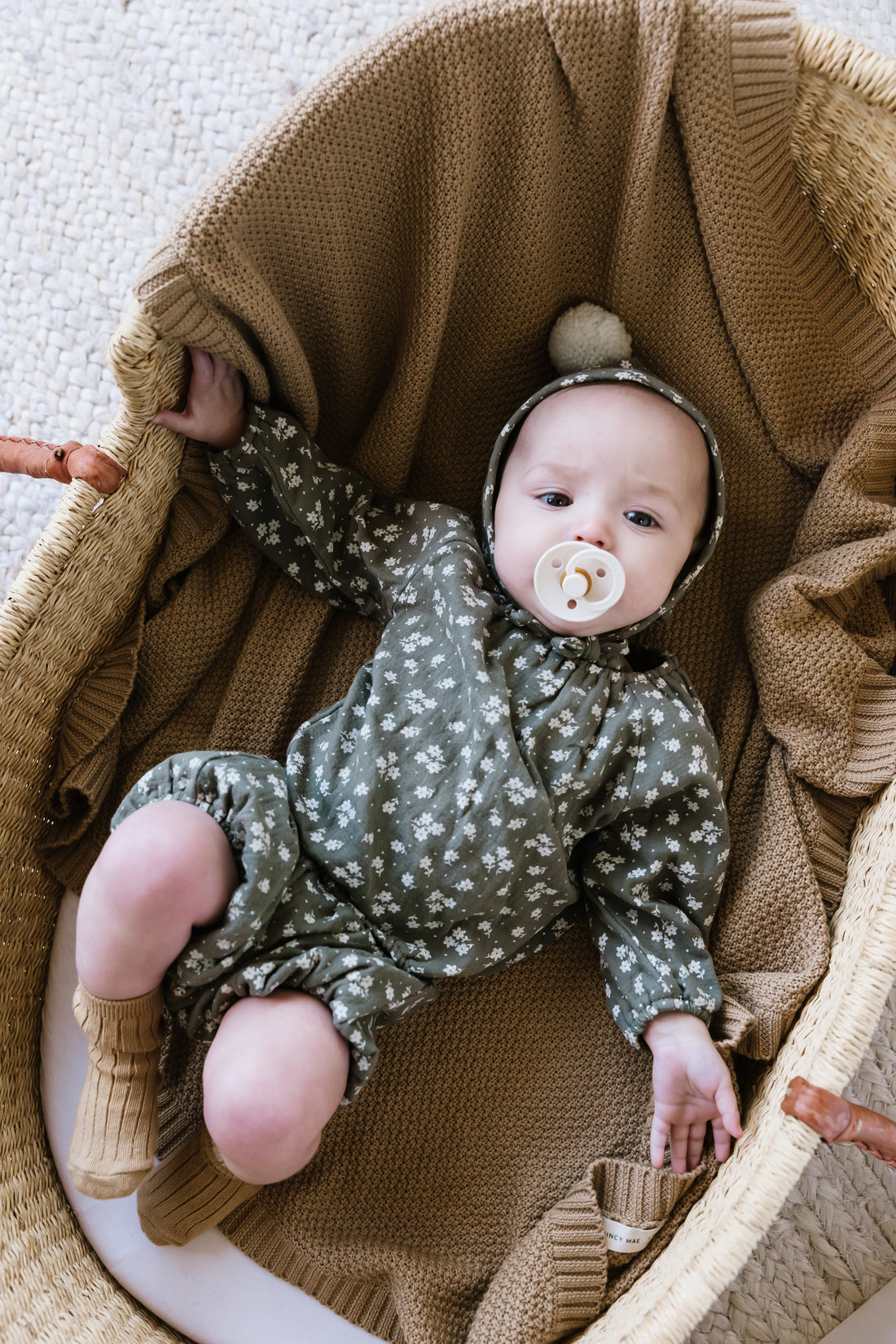 Quincy Mae Woven Bloomer - Eucalyptus