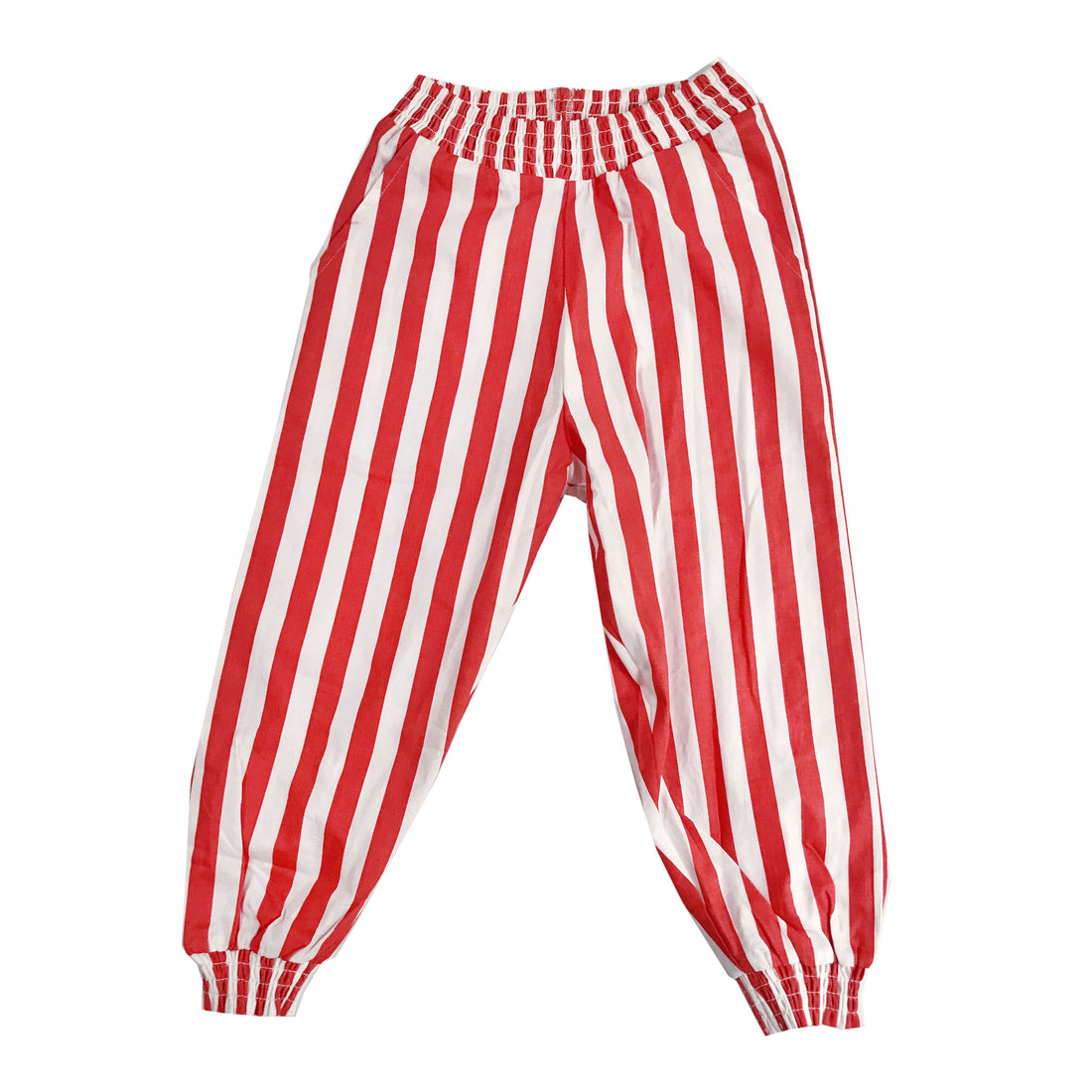 Hugo Loves Tiki Red/White Stripes Bubble Pants
