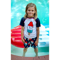 Appaman Navy Blue Popsicle Rashguard
