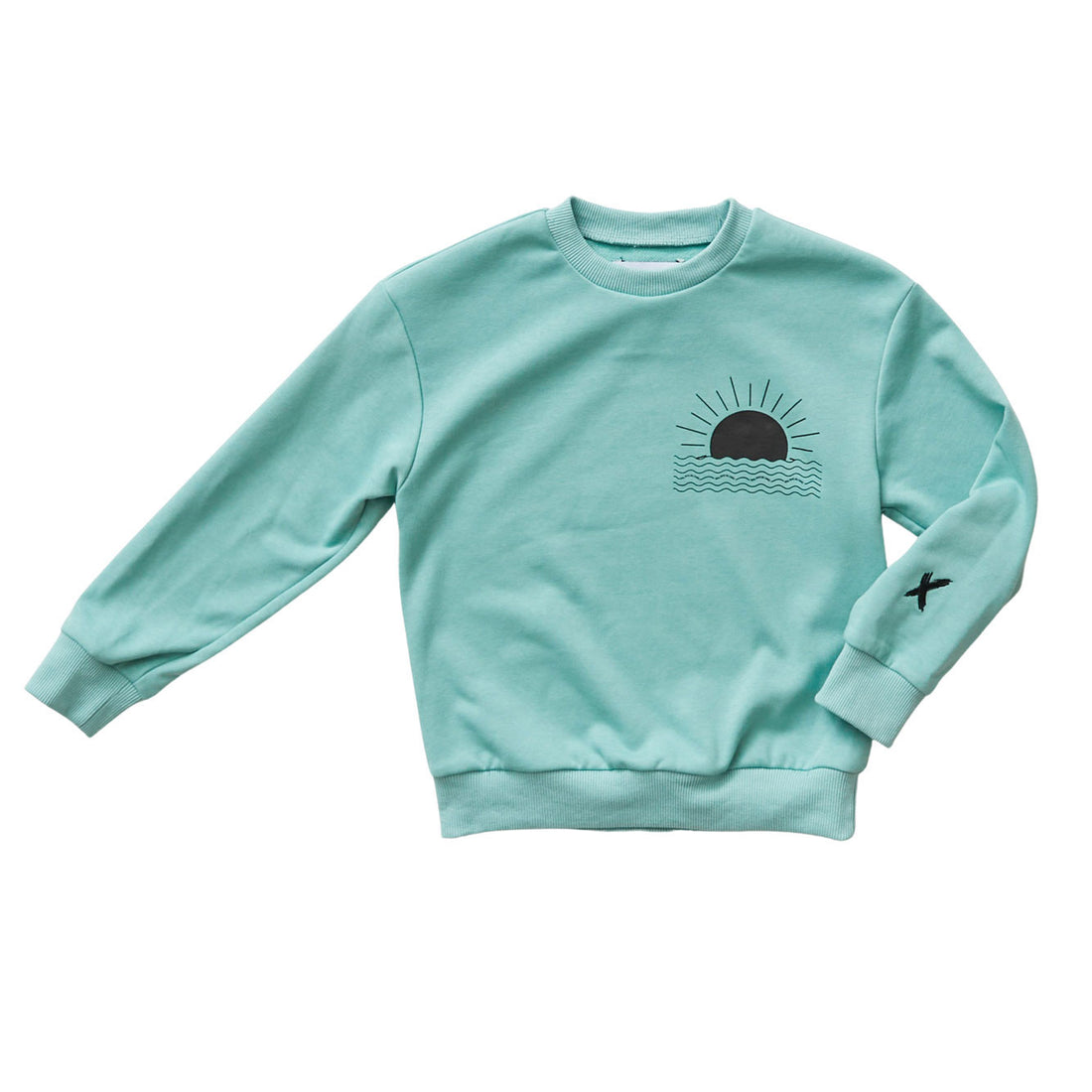 Hey kid Sage Sun Logo Sweatshirt