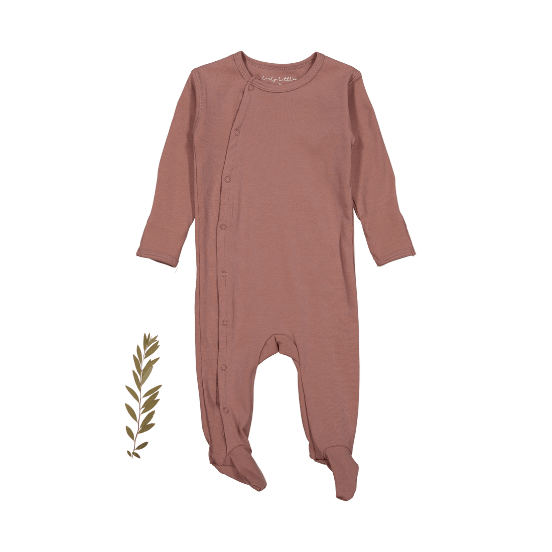 Lovely Littles The Snap Romper - Rosewood