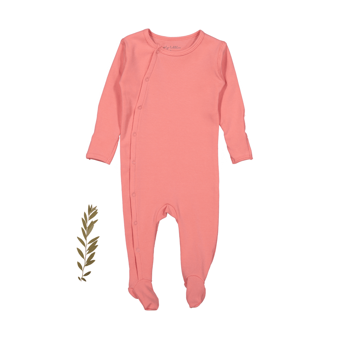 Lovely Littles The Snap Romper - Coral