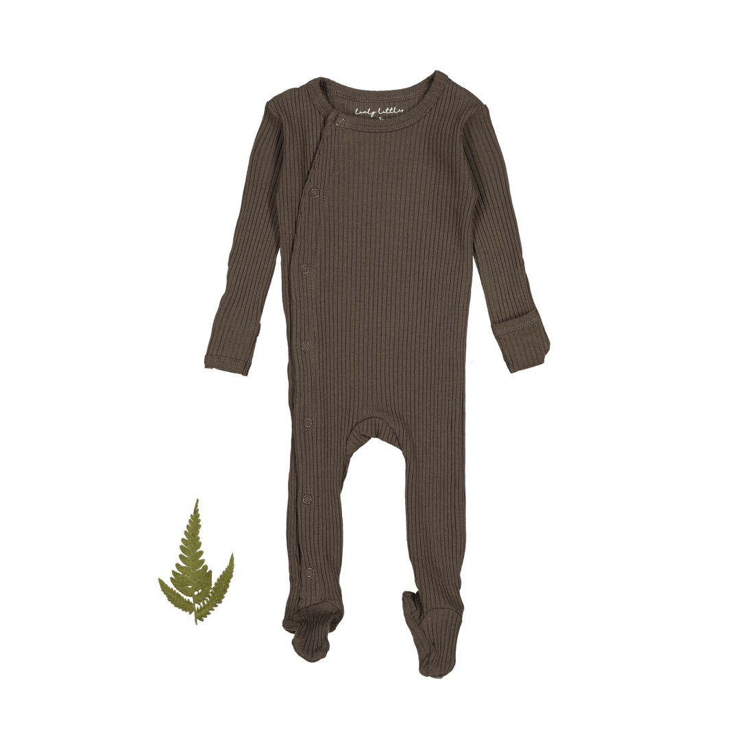 Lovely Littles The Snap Romper - Cocoa