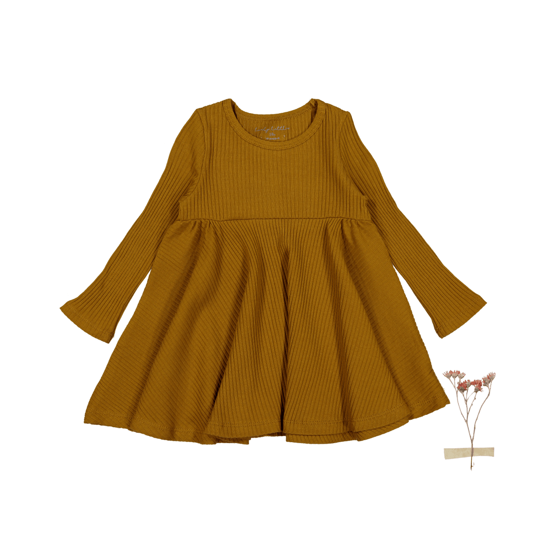 Lovely Littles The Long Sleeve Dress - Cider