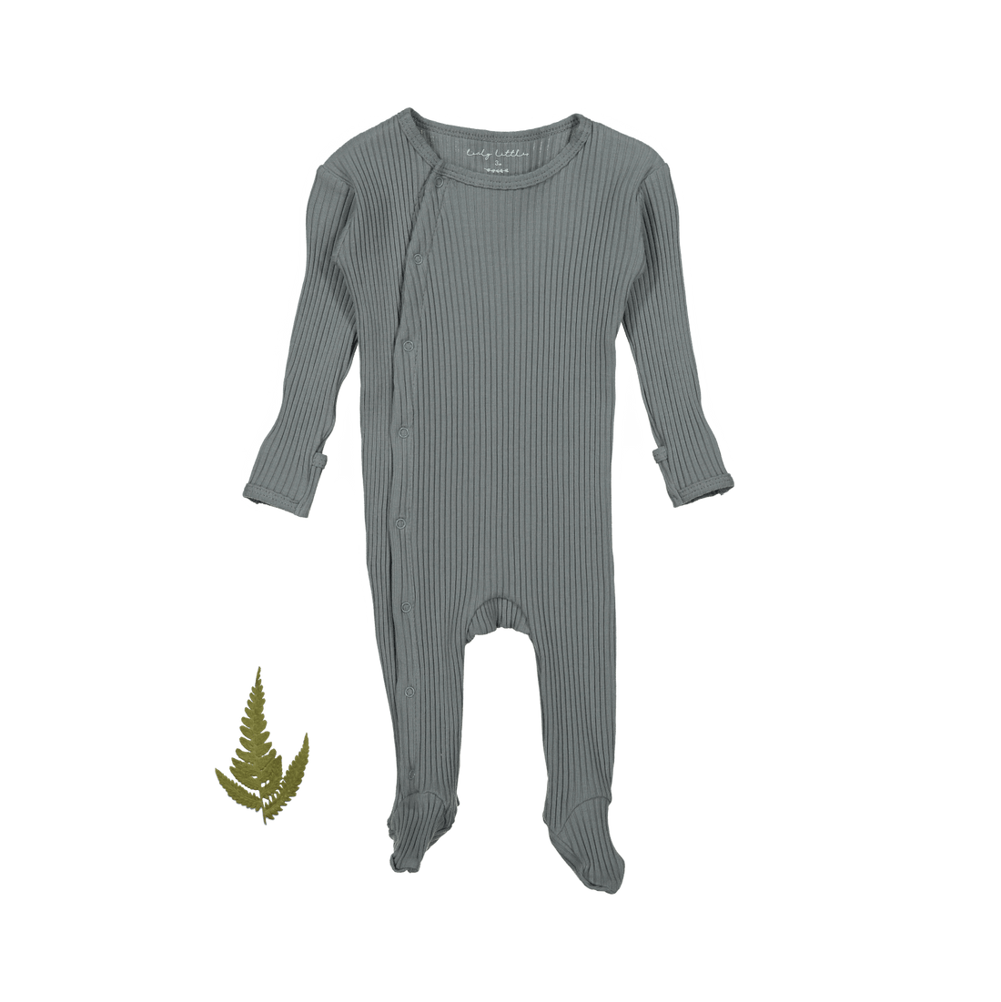 Lovely Littles The Snap Romper - Slate