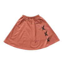 Hey kid Red Embroidered Beach Skirt