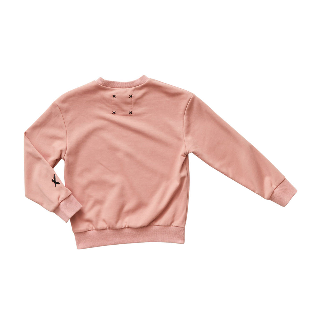 Hey kid Salmon Sun Logo Sweatshirt