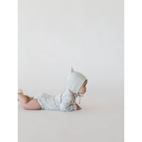 Quincy Mae Ash Organic Ribbed Longsleeve Onesie