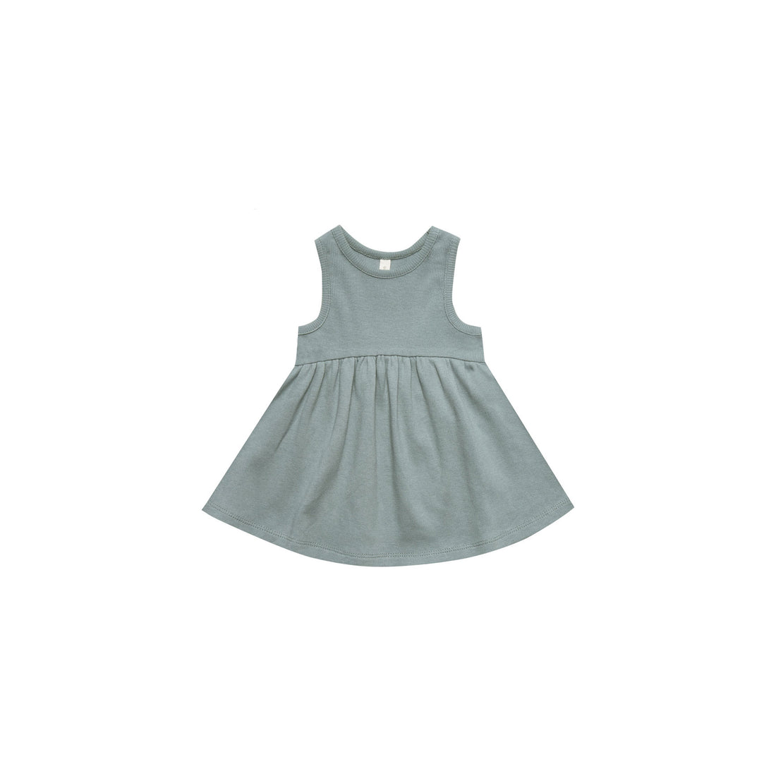 Quincy Mae Sea Organic Ribbed Tank Dress