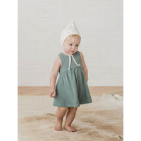 Quincy Mae Sea Organic Ribbed Tank Dress