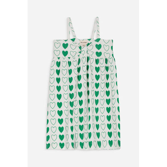 We are Kids Green Hearts Daisy Dress
