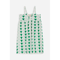 We are Kids Green Hearts Daisy Dress