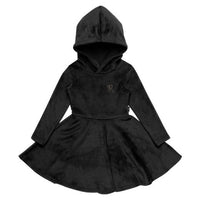 Rock Your Baby dresses Rock Your Baby Black Hooded Waisted Dress