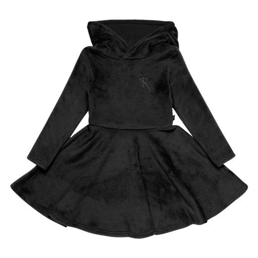 Rock Your Baby dresses Rock Your Baby Black Hooded Waisted Dress
