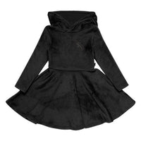 Rock Your Baby dresses Rock Your Baby Black Hooded Waisted Dress