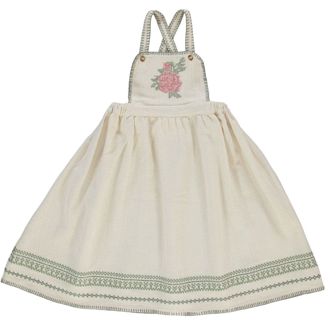 Bebe Organic Needlepoint Rosel Apron