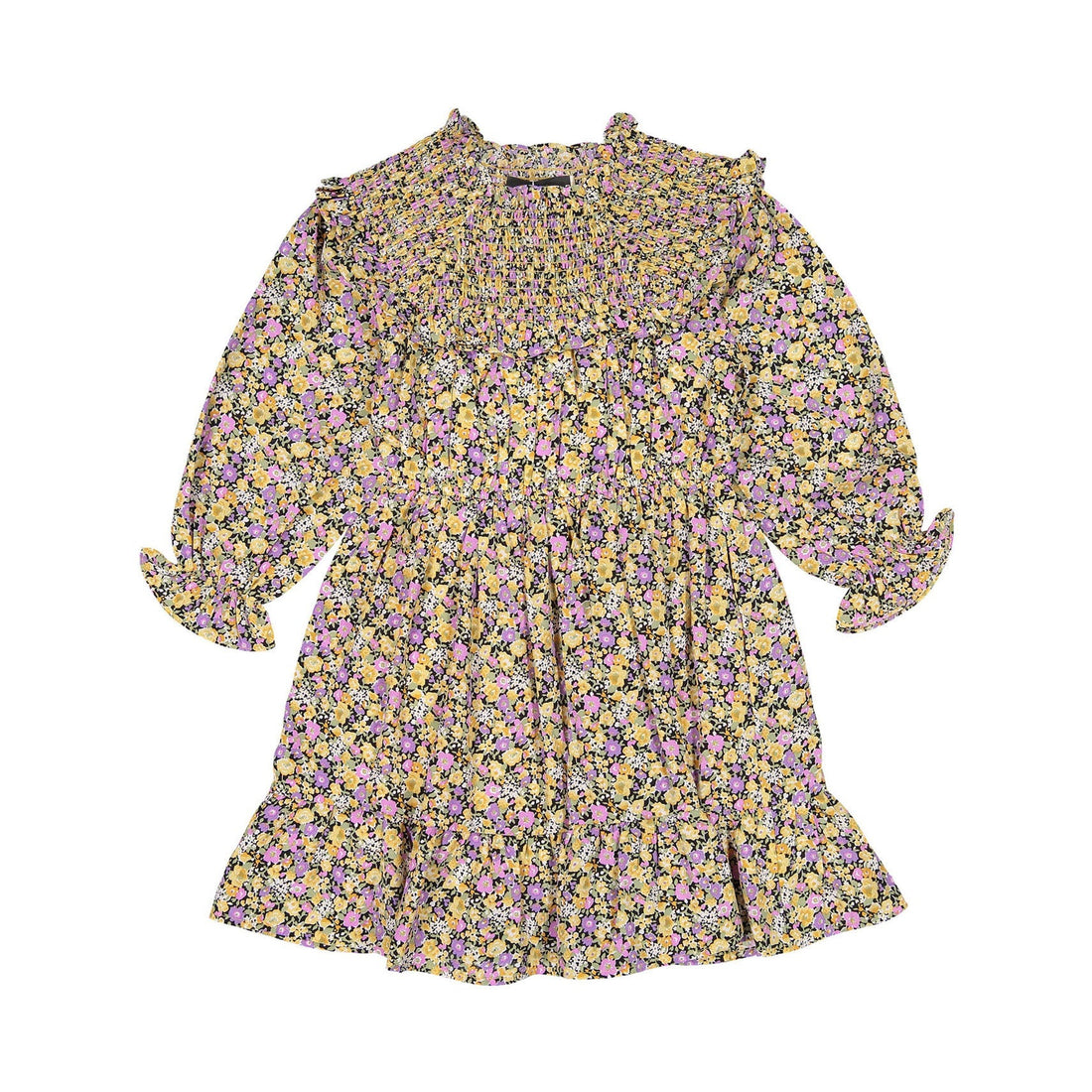 ROWE dresses ROWE Floral Smock Yoke Waisted Dress