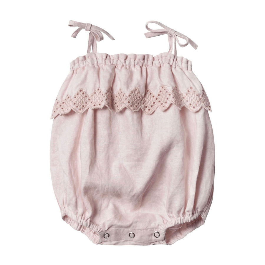 Rylee and Cru Lilac Ruffle Romper