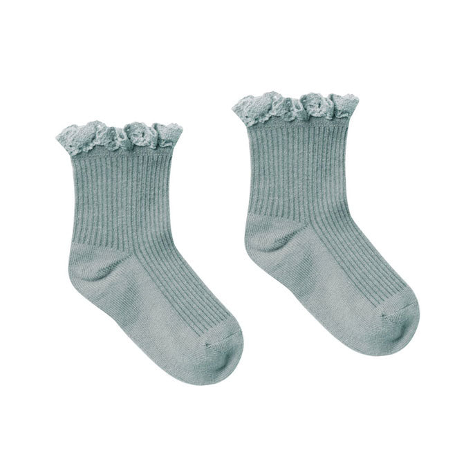 Rylee and Cru Sea Lace Trim Socks
