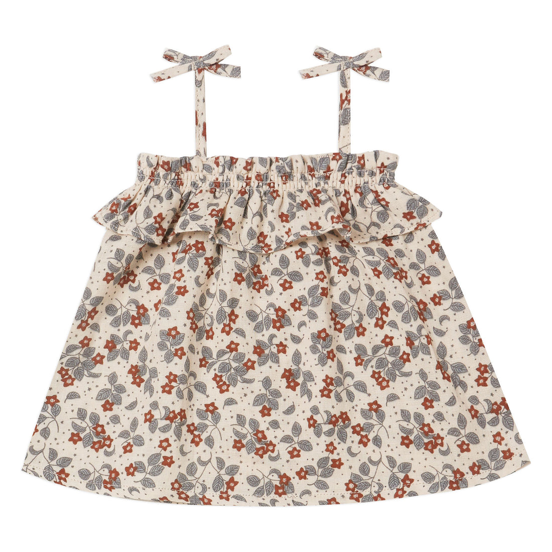 Rylee and Cru Ruffle Tube Top | Vintage Floral