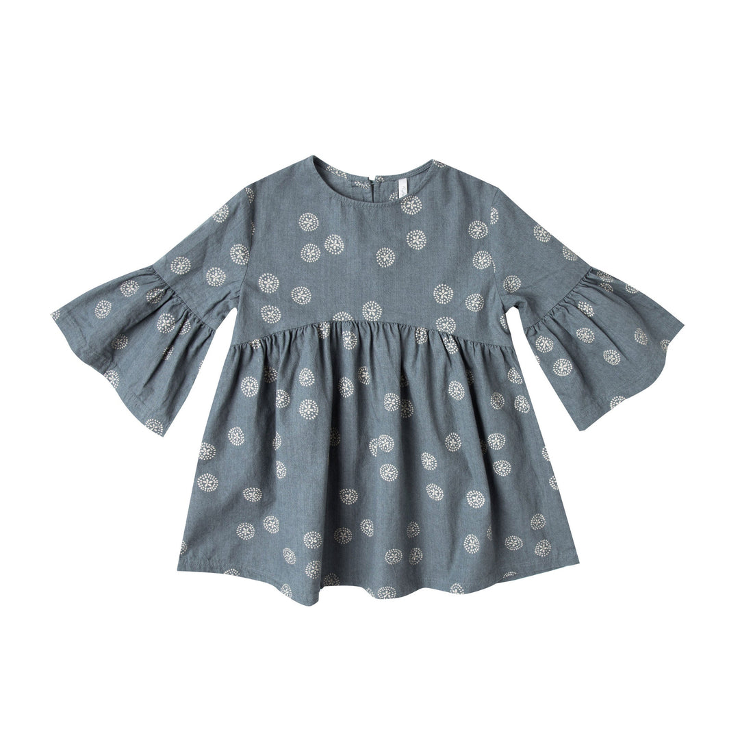 Rylee and Cru dresses Rylee and Cru Stormy Blue San Dollar Bell Sleeve Dress