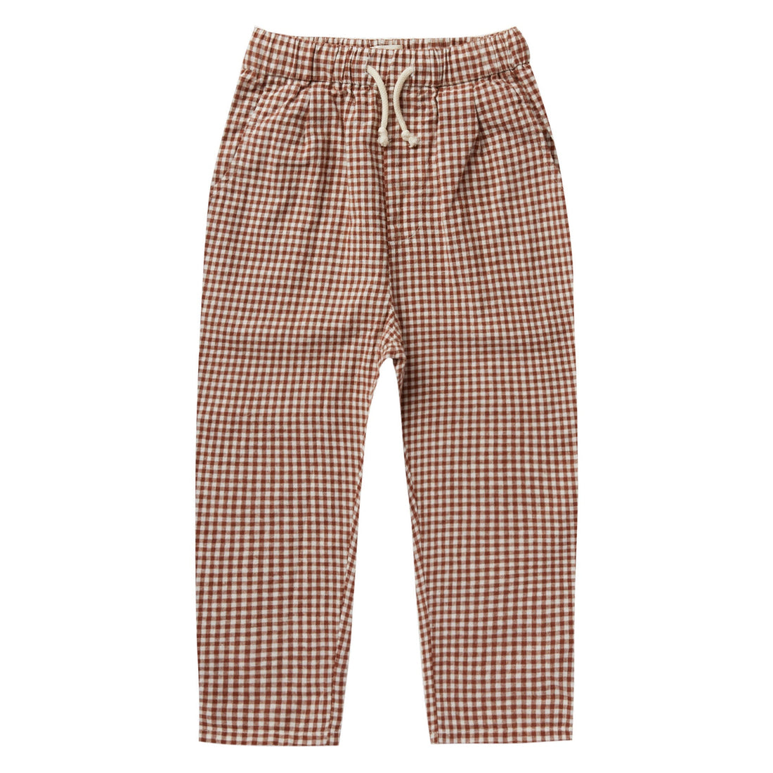 Rylee and Cru pants Rylee and Cru Ethan Trouser | Redwood Gingham