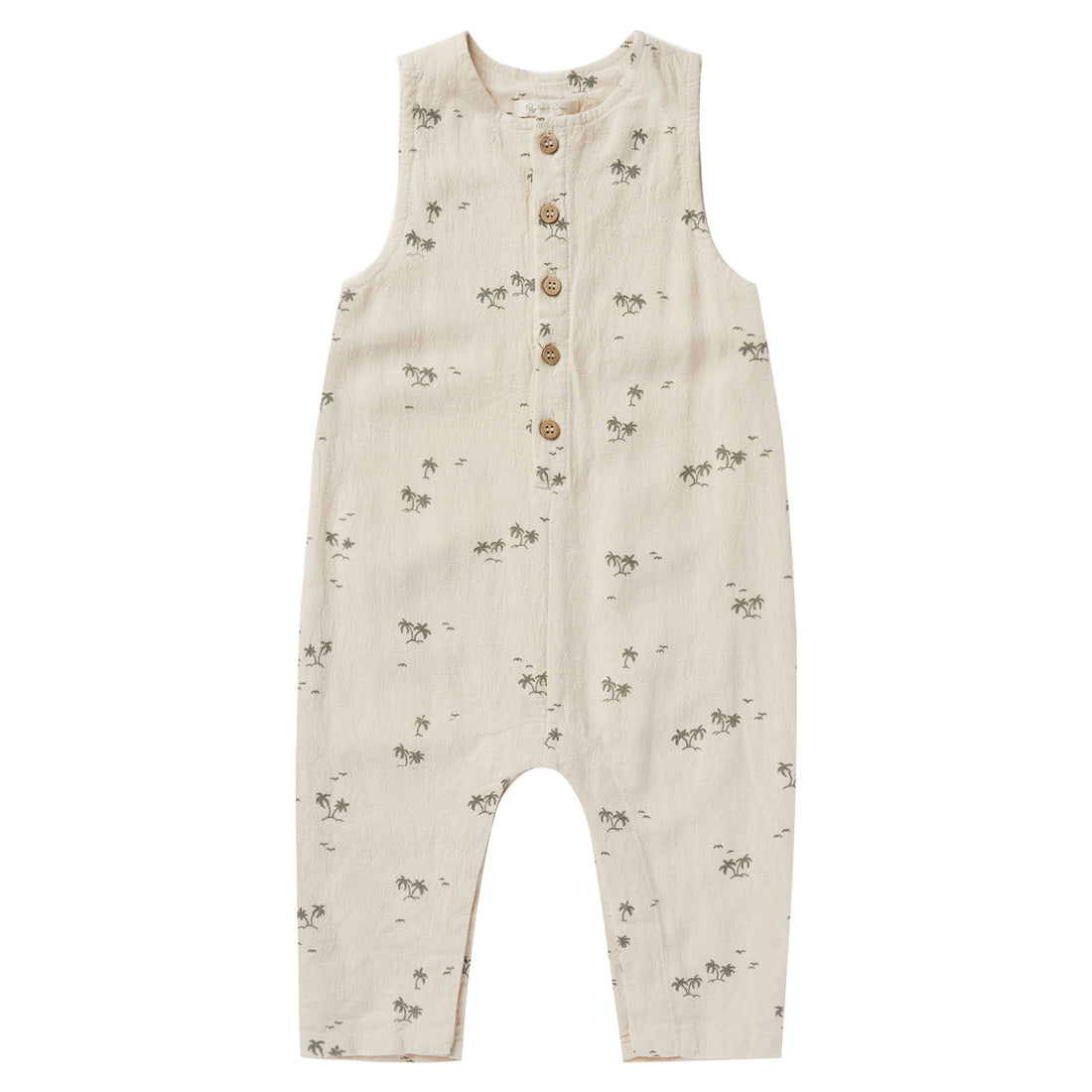Rylee and Cru rompers Rylee and Cru Button Jumpsuit | Palms