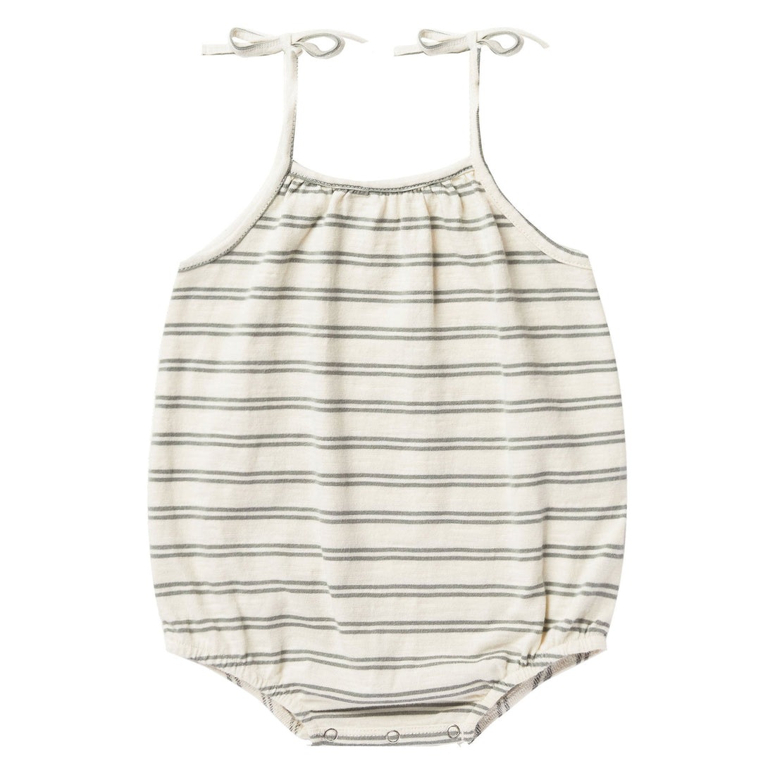 Rylee and Cru rompers Rylee and Cru Nala Romper | Aqua Stripe