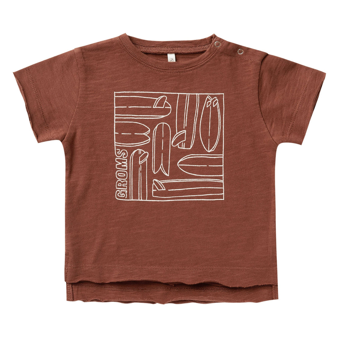 Rylee and Cru tees Rylee and Cru Raw Edge Tee | Groms