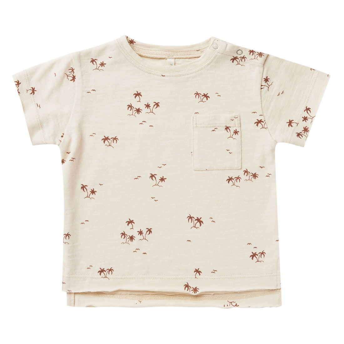 Rylee and Cru tees Rylee and Cru Raw Edge Tee | Palms