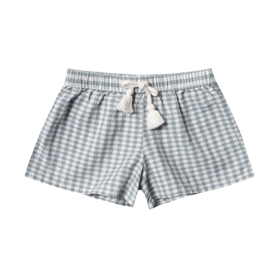 Rylee and Cru Sea Gingham Solana Shorts