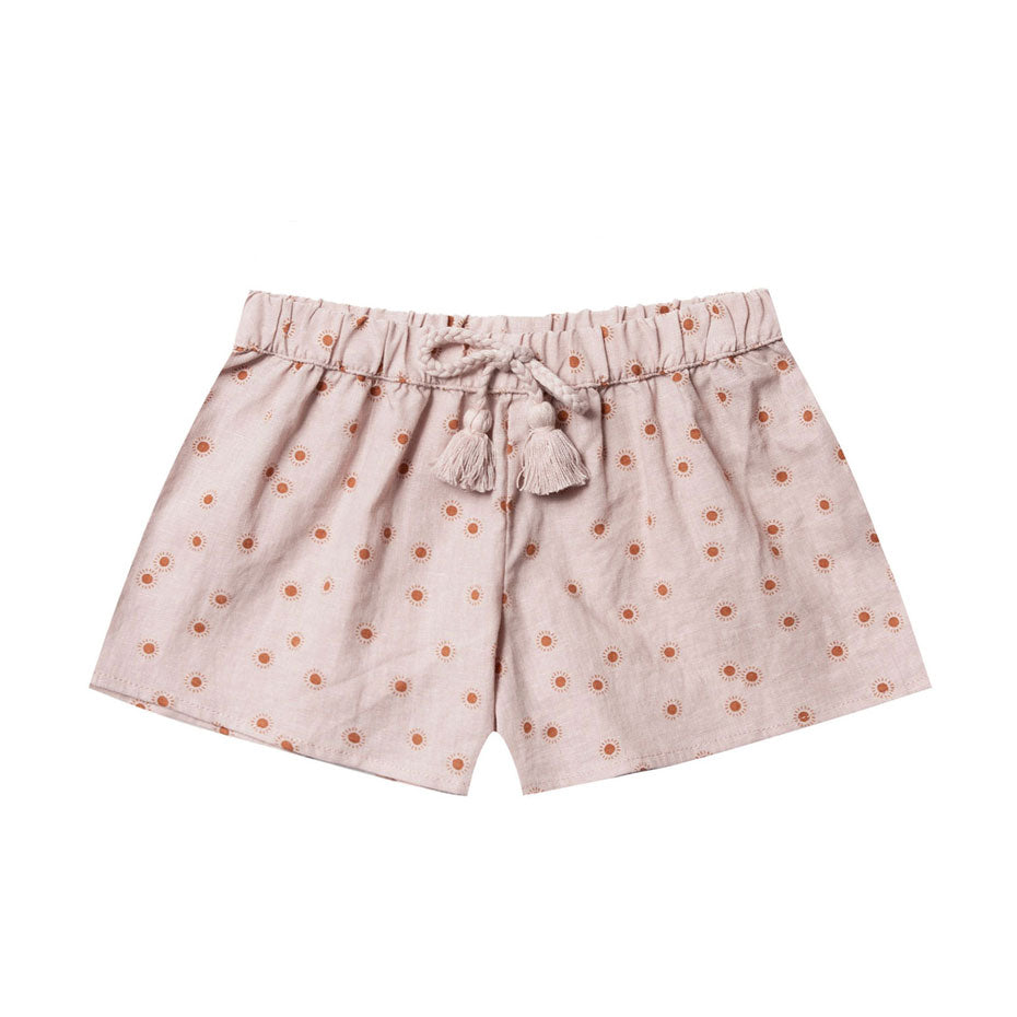 Rylee and Cru Lilac Sunburst Solana Shorts