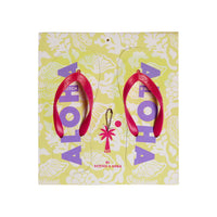 Scotch Shrunk shoes Scotch Shrunk Yellow Aloha Sandals
