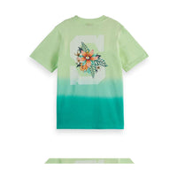 Scotch Shrunk tees Scotch Shrunk Lime Ombre Regular Fit T-Shirt
